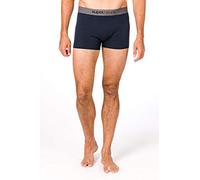 super.natural Körpernahe Herren Boxershorts, Mit Merinowolle, M BASE MID BOXER 175, Größe: S, Farbe: Dunkelblau
