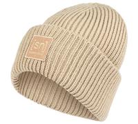 super.natural - Krissini Beanie - Mütze, Gr. One Size, beige (WhitePepper)