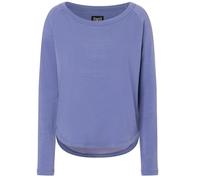 super natural Langarmshirt Everyday Crew (Merino-Mix) violett/blau Damen, Größe S