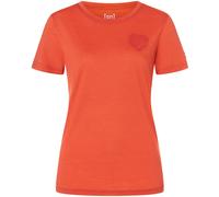 Super.Natural Little Heartwood Damen T-Shirts orange Größe S Yoga | Lifestyle Hautfreundlich Merinowolle