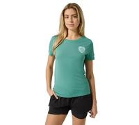 Super.Natural Damen Little Heartwood T-Shirt (Größe S, tuerkis)