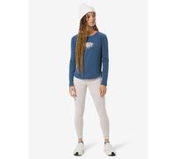 super.natural Longsleeve "Canadian Woods Crew" in Blau - Größe S | Damen Tops