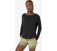 super.natural Longsleeve "Everyday" in Schwarz - Größe S | Damen Tops