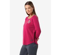 super.natural Longsleeve "Little Heartwood Crew" in Pink - Größe XL | Damen Tops