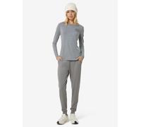 super.natural Longsleeve "Little Heartwood" in Grau - Größe S | Damen Tops