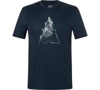 Super.Natural M Ascenders Tee blueberry/feather grey (W87) XL