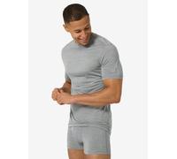 super.natural M BIO BASE TEE für Herren, nachhaltig, Merino Cashmere Grey Melange L