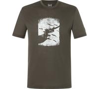 Super.Natural M Crevasse Tee black ink/various (X93) L