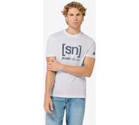 Super.Natural M Denim Logo BIO C Tee white/blueberry (60J) XXL