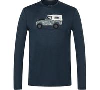 Super.Natural M Dog Excursion LS blueberry/various (W55) L