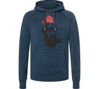 Super.Natural M FAV Sailor Hoodie blueberry/jet black/high risk red (X45) XL