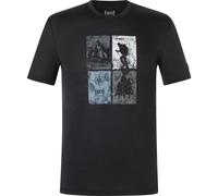 Super.Natural M GO Hiking Tee jet black/various (X48) L