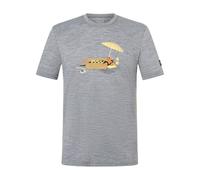 Super.Natural M HOT Dog Tee cashmere grey melange/various (35G) S