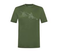 Super.Natural M Kanulines Tee chive/white stone (51I) L