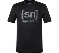 Super.Natural M Logo Lines Tee jet black/vapor grey (S15) S