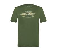 Super.Natural M River Pleasure Tee chive/various (13H) L
