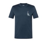 super.natural - Sailing Boat Bio Jersey Tee - Merinoshirt, Gr. M, blau (Blueberry/WhiteStone)