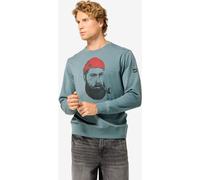 Super.Natural M SN Sailor Crew stormy weather/dark shadow/high risk red (55J) XL