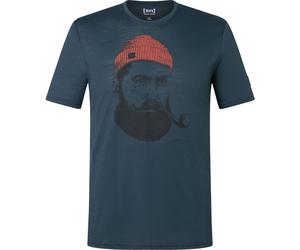 Super.Natural M SN Sailor Tee blueberry/jet black/high risk red (X45) L