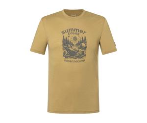 Super.Natural M Summer Break Tee sahara/cashmere grey melange (75H) XXL
