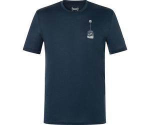 Super.Natural M Teabag World Tee blueberry/feather grey (W87) S