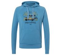 Super.Natural M Tropicar Hoodie blue heaven/various (93H) XL
