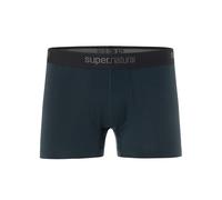 super.Natural M TUNDRA175 Boxer Merino Boxershort Herren Dunkelblau L- Atmungsaktive Merino Unterhose mit optimaler Passform und Bewegungsfreiheit, Temperaturregulierende Herren Unterwäsche
