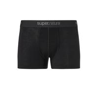 super.Natural M TUNDRA175 Boxer Merino Boxershort Herren Schwarz M - Atmungsaktive Merino Unterhose mit optimaler Passform und Bewegungsfreiheit, Temperaturregulierende Herren Unterwäsche