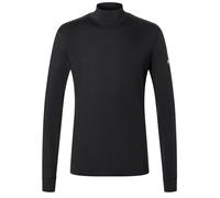 super.natural M TUNDRA175 Turtleneck Merino Longsleeve Herren Schwarz M - Herren Langarmshirt aus Merino-Polyester-Mix, Wärmendes & geruchsabweisendes Funktionsshirt
