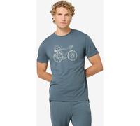 Super.Natural M Wander Wheel Tee stormy weather/feather grey (10J) XL