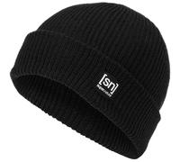super.natural Beanie "Merino Basic" in Schwarz - 20% | Damen Muetzen Caps
