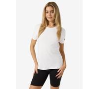 super.natural Merino T-Shirt W CASUAL BIO COTTON TEE für Damen, nachhaltig, Merino Bright White L