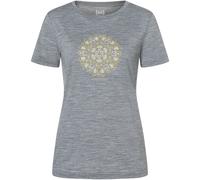 Super.Natural Ornament Damen T-Shirts grau Größe L Yoga | Lifestyle Hautfreundlich Merinowolle