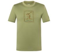 super.natural - Palm Island Bio Jersey Tee - Merinoshirt, Gr. XXL, oliv (Sage/LeafMelange/DriedTobacco)