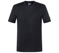 super.natural - Pocket Tee - Merinoshirt, Gr. XXL, schwarz (JetBlack)