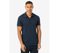 Super.Natural Herren Zip Polo T-Shirt (Größe M, blau)