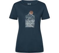 Super.Natural Damen Preikestolen Cliffs T-Shirt (Größe XL, blau)
