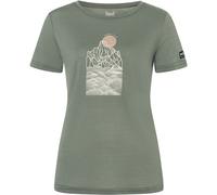 Super.Natural Preikestolen Cliffs Damen T-Shirts gruen Größe S Trekking Hautfreundlich Merinowolle