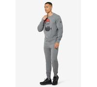 Super.Natural M SN Sailor Crew cashmere grey melange/dark shadow melange/chilli (73F) XXL