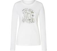 Super.Natural Rock Flowers Bio C Damen Longsleeves Merino weiss Größe S Lifestyle Hautfreundlich Merinowolle