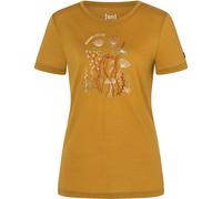 Super.Natural Rock Flowers Damen T-Shirts braun Größe S Trekking Hautfreundlich Merinowolle