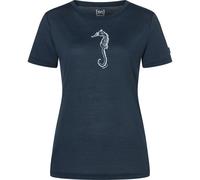 super.natural - Sea Horse T-Shirt Damen blueberry