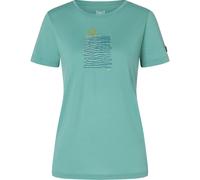 Super.Natural Damen Sea Line T-Shirt (Größe XL, tuerkis)