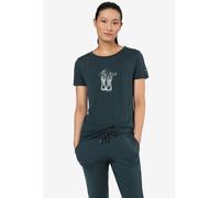 Super.Natural Damen Flower Boots T-Shirt (Größe XS, blau)