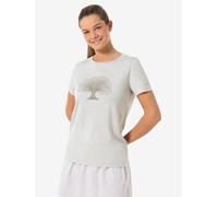 Super.natural Tree Of Knowledge Bio Kurzarm-t-shirt White Stone Melange / Vintage Khaki Melange XL (SNWP03172-28F-XL)