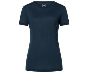 super natural Sport-/Freizeitshirt The Essential Tee Blueberry blau Damen, Größe L