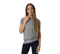 super natural Sport-/Freizeitshirt Yoga Loose Bio Tee Blueberry grau Damen, Größe M