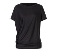 super natural Sport-/Freizeitshirt Yoga Loose Bio Tee schwarz Damen, Größe S