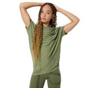 super natural Sport-/Freizeitshirt Yoga Loose Tee grün melange Damen, Größe XL