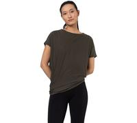 super natural Sport-/Freizeitshirt Yoga Loose Tee Oak braungrün Damen, Größe M